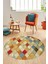 Baklava Desenli Dijital Kaymaz Yıkanabilir Yuvarlak Mutfak Salon Halısı Y-Modern-31-Renkli 1