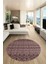 Kilim Desen Özel Tasarım Kaymaz Yıkanabilir Yuvarlak Mutfak Salon Halısı Y-Modern-86-Bordo 5