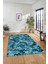 Dijital Baskılı Kaymaz Taban Yıkanabilir Renkli Modern Yolluk Mutfak Salon Halısı Modern-02-Mavi 1