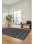 3D Kilim Desen Özel Dijital Kaymaz Yıkanabilir Yolluk Mutfak Salon Halısı Modern-84-Antrasit 5