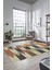 Renkli Desen Baskılı Kaymaz Taban Yıkanabilir Modern Yolluk Salon Halısı MODERN-104-RENKLİ 2