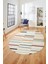 Şık Sade Kilim Desenli Dijital Kaymaz Yıkanabilir Oval Yolluk Mutfak Salon Halısı O-Modern-74-Renkli 5