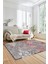 Çiçekli Modern Desenli Dijital Kaymaz Yıkanabilir Yolluk Mutfak Salon Halısı Modern-15-Pembe 4