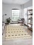 Baskılı Kaymaz Yıkanabilir Kilim Desen Yolluk Mutfak Halısı Salon Halısı Modern-64-Kahve 3