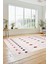 Baskılı Kaymaz Yıkanabilir Şık Kilim Desen Yolluk Mutfak Halısı Salon Halısı Modern-65-Pembe 2
