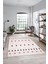 Baskılı Kaymaz Yıkanabilir Şık Kilim Desen Yolluk Mutfak Halısı Salon Halısı Modern-65-Pembe 3