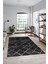 Baskılı Kaymaz Yıkanabilir Kilim Desen Yolluk Mutfak Halısı Salon Halısı Modern-57-Antrasit 4