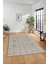 Kilim Desen Baskılı Kaymaz Taban Yıkanabilir Modern Yolluk Salon Halısı MODERN-108-BEJ 2