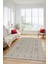 Kilim Desen Baskılı Kaymaz Taban Yıkanabilir Modern Yolluk Salon Halısı MODERN-108-BEJ 4