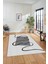 Baskılı Kaymaz Yıkanabilir Modern Yolluk Mutfak Halısı Salon Halısı Modern-61-Gri 5