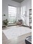Şık Sade Modern Desenli Dijital Kaymaz Yıkanabilir Mutfak Yolluk Salon Halısı Modern-72-Mavi 4