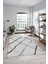 Şık Sade Modern Desenli Dijital Kaymaz Yıkanabilir Yolluk Mutfak Salon Halısı Modern-73-Gri 3