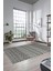Kilim Desen Özel Tasarım Dijital Kaymaz Yıkanabilir Yolluk Mutfak Salon Halısı Modern-86-Gri 3