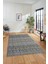 Kilim Desen Özel Tasarım Dijital Kaymaz Yıkanabilir Yolluk Mutfak Salon Halısı Modern-86-Gri 4