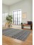 Kilim Desen Özel Tasarım Dijital Kaymaz Yıkanabilir Yolluk Mutfak Salon Halısı Modern-86-Gri 5