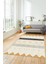 Sade Modern Kilim Desenli Dijital Kaymaz Yıkanabilir Yolluk Mutfak Salon Halısı Modern-75-Krem 1