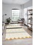 Sade Modern Kilim Desenli Dijital Kaymaz Yıkanabilir Yolluk Mutfak Salon Halısı Modern-75-Krem 3