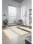Sade Modern Kilim Desenli Dijital Kaymaz Yıkanabilir Yolluk Mutfak Salon Halısı Modern-75-Krem 4