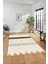 Sade Modern Kilim Desenli Dijital Kaymaz Yıkanabilir Yolluk Mutfak Salon Halısı Modern-75-Krem 5