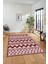 Kilim Desen Baskılı Kaymaz Taban Yıkanabilir Modern Yolluk Salon Halısı MODERN-105-BORDO 3