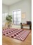Kilim Desen Baskılı Kaymaz Taban Yıkanabilir Modern Yolluk Salon Halısı MODERN-105-BORDO 4