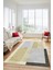 Baskılı Kaymaz Taban Yıkanabilir Modern Şık Yolluk Mutfak Salon Halısı MODERN-107-KREM 4