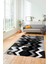 Etnik Modern Desen Dijital Kaymaz Yıkanabilir Yolluk Mutfak Salon Halısı Modern-24-Antrasit 4