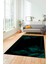 Modern Yaprak Desen Dijital Kaymaz Yıkanabilir Yolluk Mutfak Salon Halısı Modern-26-Turkuaz 4