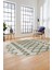 Modern Kilim Desen Dijital Kaymaz Yıkanabilir Oval Yolluk Mutfak Salon Halısı O-Modern-92-Yeşil 4