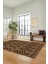 Sade Desen Özel Tasarım Dijital Kaymaz Yıkanabilir Yolluk Mutfak Salon Halısı Modern-87-Kahve 5