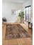 Modern Desen Dijital Kaymaz Yıkanabilir Yolluk Mutfak Salon Halısı Modern-90-Kahve 4