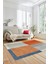 Baskılı Kaymaz Taban Yıkanabilir Modern Şık Yolluk Mutfak Salon Halısı MODERN-107-RENKLİ 5