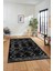 Modern Sade Desen Dijital Kaymaz Yıkanabilir Yolluk Mutfak Salon Halısı Modern-91-Antrasit 3