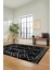 Modern Sade Desen Dijital Kaymaz Yıkanabilir Yolluk Mutfak Salon Halısı Modern-91-Antrasit 4