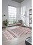 Modern Kilim Desen Dijital Kaymaz Yıkanabilir Yolluk Mutfak Salon Halısı Modern-92-Pembe 2