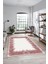 Baskılı Kaymaz Yıkanabilir Modern Sade Desen Yolluk Salon Halısı Modern-48-Pembe 4