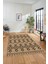 Sade Desen Özel Tasarım Dijital Kaymaz Yıkanabilir Yolluk Mutfak Salon Halısı Modern-87-Krem 4