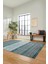 Kilim Desen Özel Tasarım Dijital Kaymaz Yıkanabilir Yolluk Mutfak Salon Halısı Modern-83-Turkuaz 5