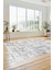Sade Desen Modern Dijital Kaymaz Yıkanabilir Yolluk Mutfak Salon Halısı Modern-89-Gri 1