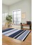 Modern Kilim Desenli Dijital Kaymaz Yıkanabilir Yolluk Mutfak Salon Halısı Modern-18-Lacivert 1