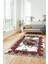 Modern Çiçek Desenli Dijital Kaymaz Yıkanabilir Yolluk Mutfak Salon Halısı Modern-21-Beyaz 4