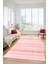 Modern Kilim Desenli Dijital Kaymaz Yıkanabilir Yolluk Mutfak Salon Halısı Modern-36-Pembe 1