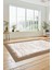 Dijital Baskılı Kaymaz Yıkanabilir Sade Desen Yolluk Mutfak Salon Halısı Modern-43-Kahve 4