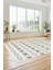 Baskılı Kaymaz Yıkanabilir Kilim Desen Yolluk Mutfak Halısı Salon Halısı Modern-64-Krem 2