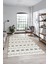 Baskılı Kaymaz Yıkanabilir Kilim Desen Yolluk Mutfak Halısı Salon Halısı Modern-64-Krem 3