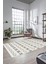 Baskılı Kaymaz Yıkanabilir Kilim Desen Yolluk Mutfak Halısı Salon Halısı Modern-64-Krem 4