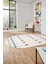 Baskılı Kaymaz Yıkanabilir Şık Kilim Desen Oval Yolluk Halısı Salon Halısı O-Modern-65-Renkli 4