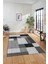 3D Renkli Modern Tasarım Dijital Kaymaz Yıkanabilir Yolluk Mutfak Salon Halısı Modern-77-Gri 4
