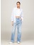 Normal Bel Geniş Paça Normal Açık Mavi Kadın Denim Pantolon Betsy Md Ls BH7110 1