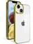 iPhone 14 - Uyumlu Gkm Sun Kapak-Gold 4